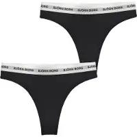 Björn Borg Core Logo Thong 2-pack Svart, XXL