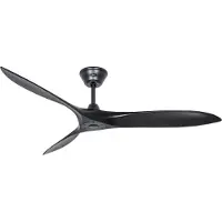 CasaFan ECO AIRSCREW 152 MS-MS Takfläkt 28 W (Ø x H) 1520 mm x 275 mm Svart (matt) med fjärrkontroll, Vinterdrift