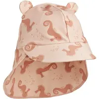 Liewood Badhatt - Senia - UV40+ - Seahorse/Apple Blossom - - 9-12 mån - Badhatt
