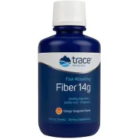 Trace Minerals Liquid Fiber 14g, Orange Tangerine, 444 ml
