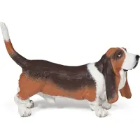 Papo Basset Hund - L: 4 cm - - One Size - Leksaksdjur