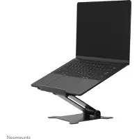 NeoMounts - Ställ - fällbart - för notebook - aluminium - svart - skärmstorlek: 11-15
