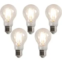 LUEDD Set om 5 st E27 3-stegs dimbara LED-lampor A60 5W 500lm 2700K