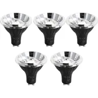 LUEDD Set med 5 GU10 3-stegs dimbar LED-lampa 70mm 6,5W 600LM 3000K
