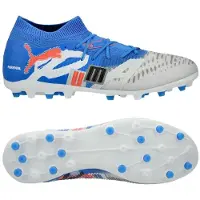 Puma Future 8 Match MG Forever - White/Blå/Fjädergrå/Svart/Röd LIMITED EDITION - Multi Ground (MG), storlek 46½