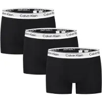 Calvin Klein 3 Pack Boys Trunks Icon Cotton Stretch