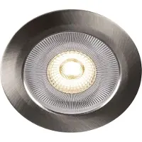Llitt Alice 12V Infälld downlight 2700K IP44 340lm Borstad stål 1-pack