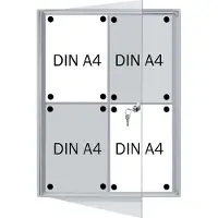 Franken FSA4, Ask, Silver, Akrylglas, Gjuten aluminium, 510 mm, 55 mm, 680 mm