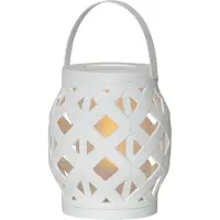 Star Trading Lykta Flame Lantern 16cm | vit []