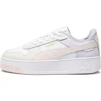 Puma Låg sneaker 'Carina Street' pastellgul / pastelllila / pastellrosa / vit
