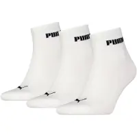 Puma Ankelstrumpor - 3-pack - Kvartal - Vit - - 35/38 - Strumpor