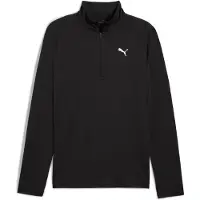 Puma Träningströja TAD Tech Fabric Mix 1/4 Blixtlås - Svart, storlek Medium