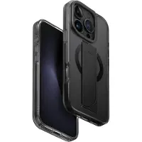 Uniq Heldro Max iPhone 16 Pro Max 6,9" Magclick Laddningsfodral svart/ångrök