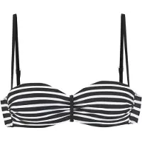 Venice beach Bikiniöverdel svart / vit