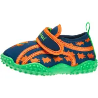 Playshoes Strand-/badsko 'Pirat' marinblå / konjak / äpple / orange