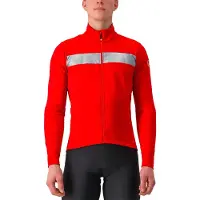 Castelli Raddoppia 3 Jacket Red Gray, Size M
