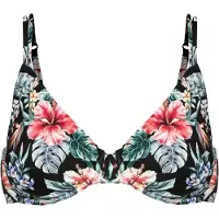 LASCANA Bikiniöverdel blandade färger / svart