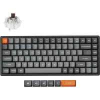 Keychron K2 Max QMK Wireless Mechanical Keyboard Fully Assembled (Hot-Swappable) / RGB Backlight Aluminum Frame / Super Brown
