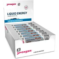 Sponser Sport Food Liquid Plus Låda Med Energigeler Cola Och Citron 70g 18 Enheter