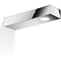 DECOR WALTHER LED vägglampa Flat 2, Förkromad / silver, Badrum, Metall, Modern, LED-vägglampa, vägglampa inomhus