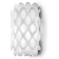 Slamp Vägglampa , Charlotte, dimbara, Vit, Vardagsrum, Plast, Design