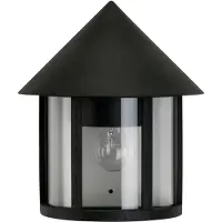 Albert Vägglampa utomhus VECCHIO, Svart, Aluminium / grå / zink, Antik, Utomhusvägglampa