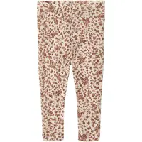 Wheat Leggings - Ull - Agi - Rose Blommor - - 68 - Leggings - Ull