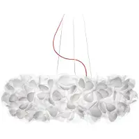 Slamp Design pendellampa Clizia Mama Non Mama, dimbar, Vitt / opal, Vardagsrum / matsal, Syntetmaterial, Design, Pendellampa