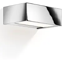DECOR WALTHER Vägglampa Box 15 N, dimbar, Förkromad / silver, Badrum, Metall, Modern, Vägglampa, sänglampa, sänglampa vägg