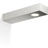 DECOR WALTHER LED vägglampa Flat 2, Aluminium / grå / zink, Badrum, Metall, Modern, LED-vägglampa, vägglampa inomhus