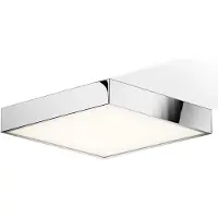 DECOR WALTHER Taklampa Cut, dimbar, Förkromad / silver, Badrum, Mässing, Modern, Taklampa