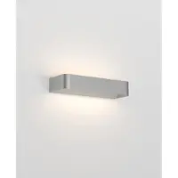 Rotaliana Design vägglampa Frame W2, Aluminium / grå / zink, Vardagsrum / matsal, Aluminium / grå / zink, Design, Vägglampa, vägglampa inomhus