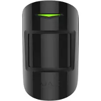 Ajax Baseline CombiProtect - Glasbrytarsensor / rörelsesensor - trådlös - Jeweller - 868 - 868.6 MHz, 866 - 866.5 MHz, 868.7 - 869.2 Mhz, 905 - 926.5 MHz, 915.85 - 926.5 MHz, 921 - 922 MHz - svart