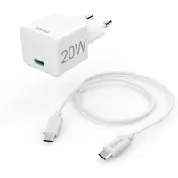Hama Pd Usb-c-kabel Usb-c-väggladdare 1 M 20w
