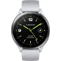 Xiaomi Watch 2 Silver Case With Gray TPU Strap