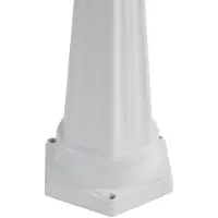LINDBY Utomhusbelysning , Edana, dimbara, Vit, Aluminium, Modern