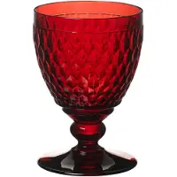 Villeroy & Boch Boston Coloured Vattenglas 35 Cl - Dricksglas Kristallglas Röd