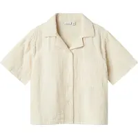 Name it Skjorta - Noos - NkfJasmin - Summer Sand - - 7-8 år (122-128) - Skjorta K/Ä
