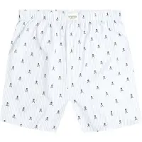 Scalpers Boxershorts ljusblå / svart / vit