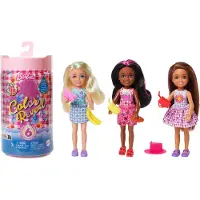 Barbie Color Reveal Liten Docka & Tillbehör, Picknickserie, 6 Överraskningar, 1 Chelsea Docka (Stilar Kan Variera)