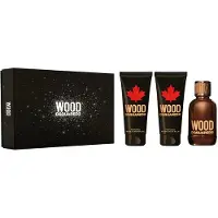 Dsquared2 Wood Gift Set Eau de Toilette for Men 100 ml, duschgel 100 ml och aftershave-balsam 100 ml