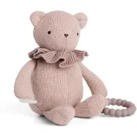 Smallstuff Aktivitet Gosedjur - Stickad - 17 cm - Soft Rose - - One Size - Gosedjur