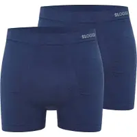 Sloggi Boxershorts 'GO' mörkblå / grå