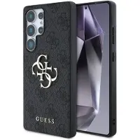 GUESS Samsung Galaxy S25 Ultra 4G Big Metal Logo Hybrid Skal - Svart