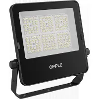 Opple Lighting EcoMax G3, Svart, IP66, Gjuten aluminium, Polykarbonat, Härdat glas, I, IK07, 1 m