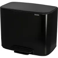 Brabantia Återvinningstation med 3 fack, Brabantia, Svart