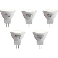 LUEDD Set om 5 st G4 LED-lampor MR11 2,7W 210lm 3000K 12V