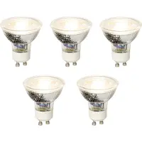 LUEDD Set om 5 st GU10 dimbara LED-lampor 5W 370lm 3000K