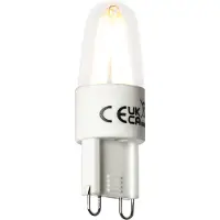LUEDD Set om 5 st G9 LED-filamentlampor 1,8 W 170 lm 2300 K