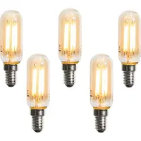 LUEDD Set med 5 E14 dimbara LED-lampor guld T25 4W 300 lm 2200K